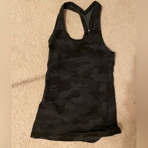 Black/Camo Lululemon tank top